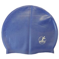 Шапочка для плавания силиконовая массажная XA30 (темно-синяя)